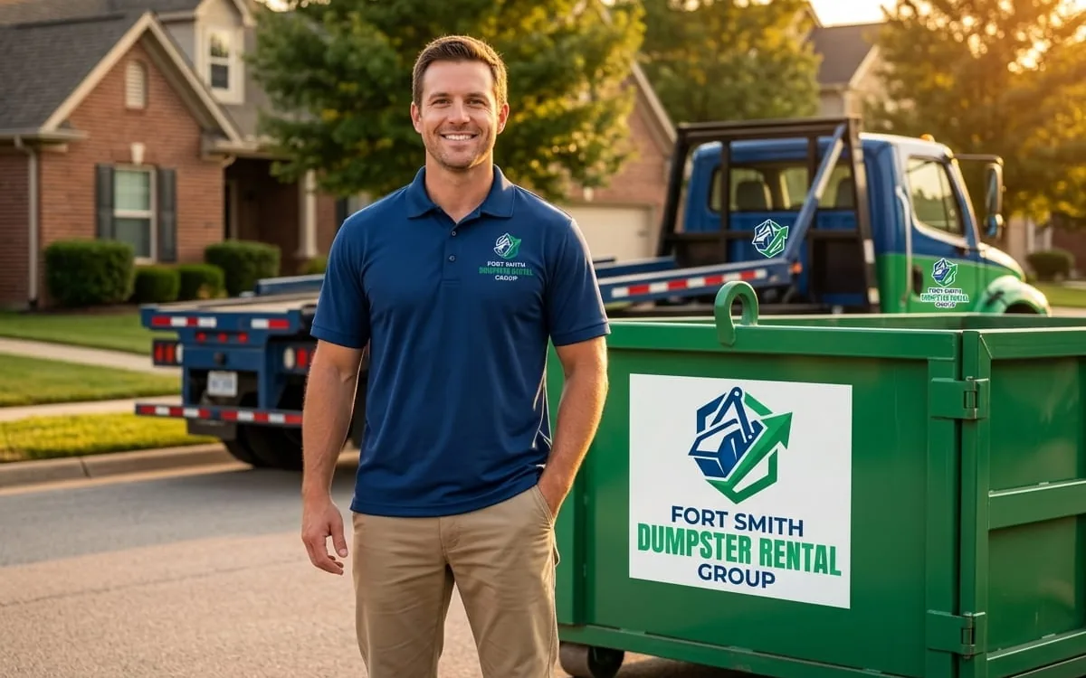 Dumpster rental in Barling AR Roll-off dumpster rental serving Barling, AR
