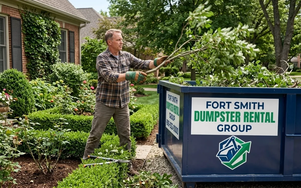 Dumpster rental in Hackett AR Roll-off dumpster rental serving Hackett, AR